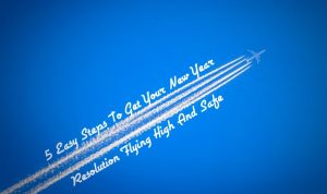 New year resolution flying high