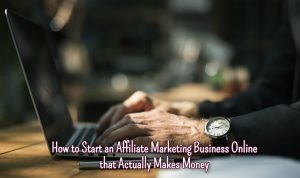 Affiliate marketing business online